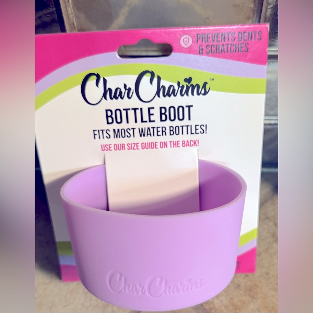 Char Charms Purple Bottle Boot